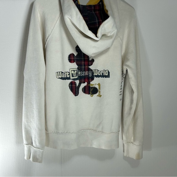 Walt Disney World 40th Anniversary Cream Hoodie with Mickey Black/Red Accents - Picture 2 of 16